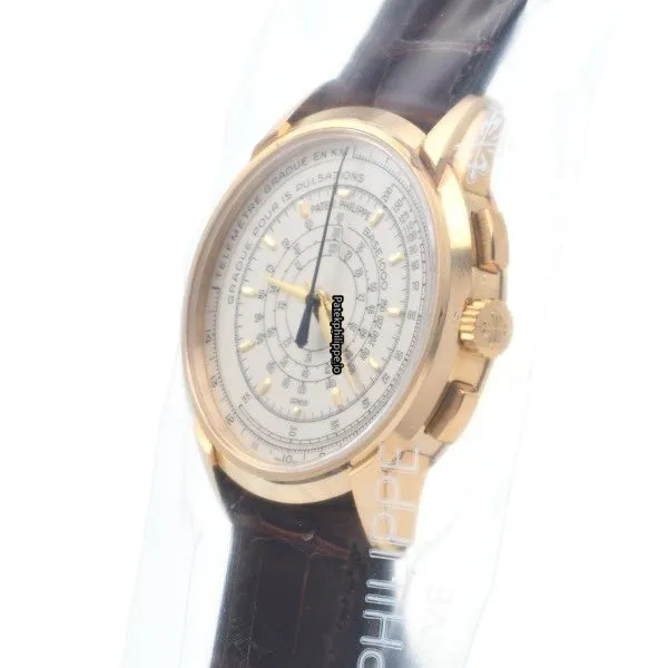Alternative view of Patek Philippe Chronograph 5975j-001 40MM Yellow Gold Case Automatic