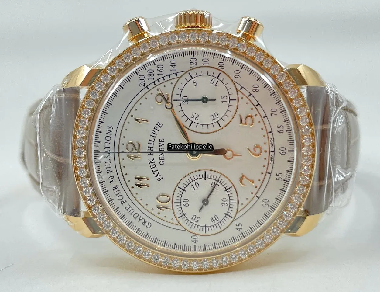 Patek Philippe Chronograph 7150/250r-001 38MM Rose Gold Case Manual Winding