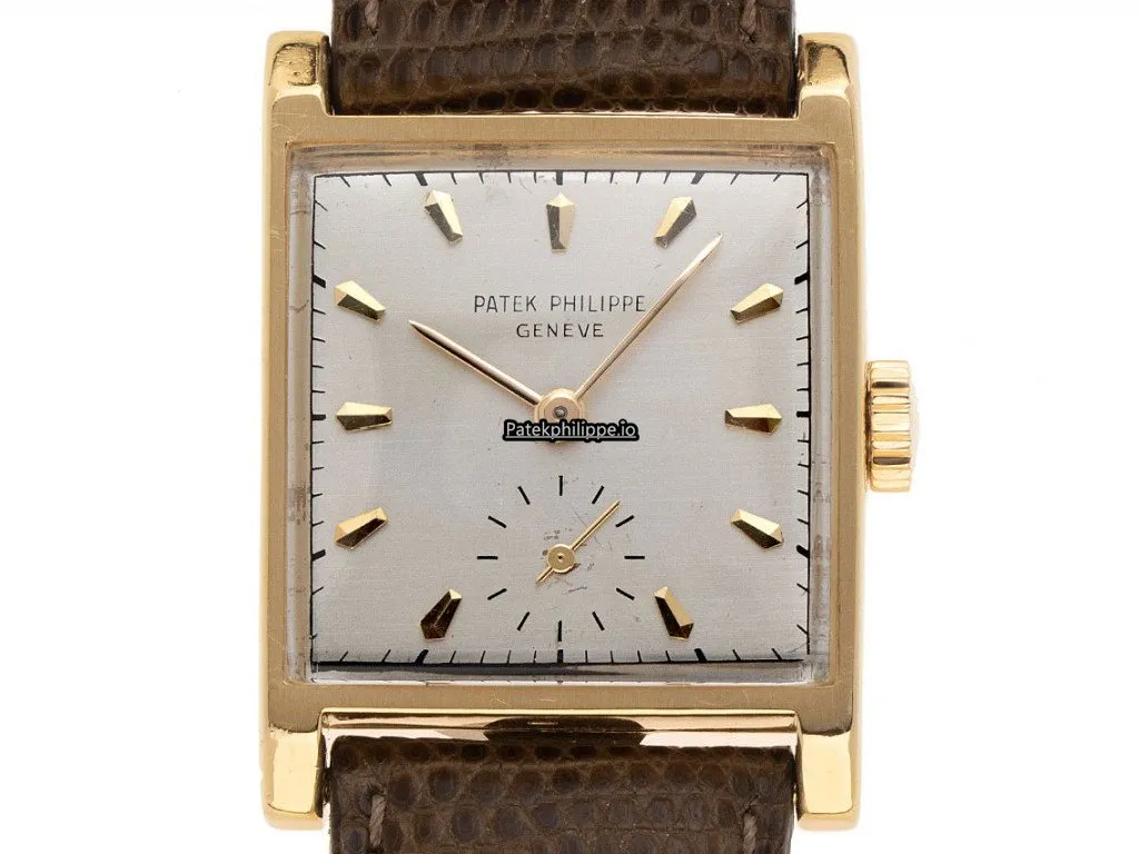 Patek Philippe Vintage 2446 34x26MM Yellow Gold Case Manual Winding