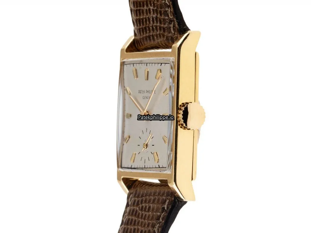 Alternative view of Patek Philippe Vintage 2446 34x26MM Yellow Gold Case Manual Winding