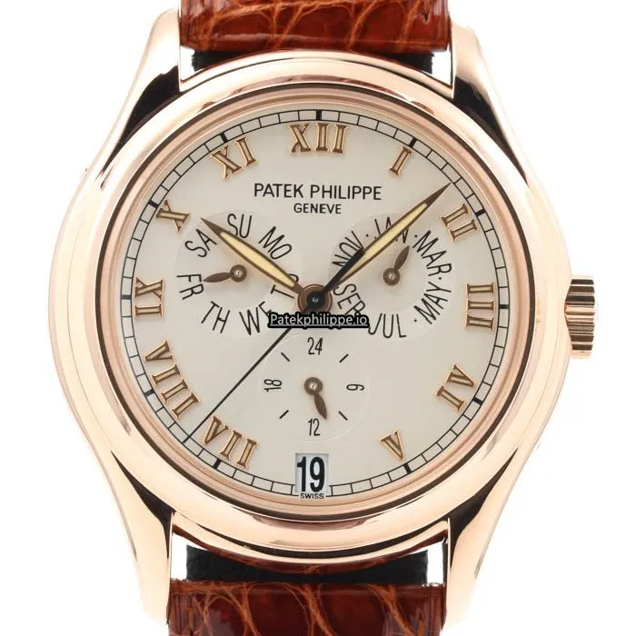 Alternative view of Patek Philippe Annual Calendar 5035r-001 37MM Rose Gold Case Automatic
