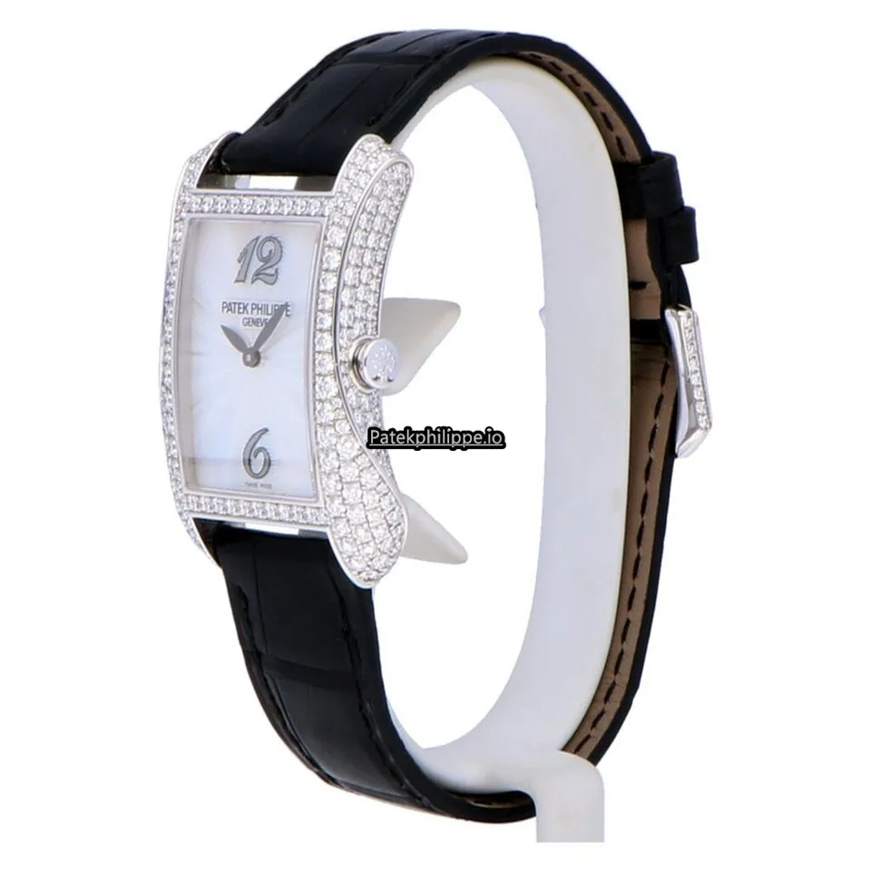 Alternative view of Patek Philippe Gondolo 4973g-001 White Gold Case Quartz