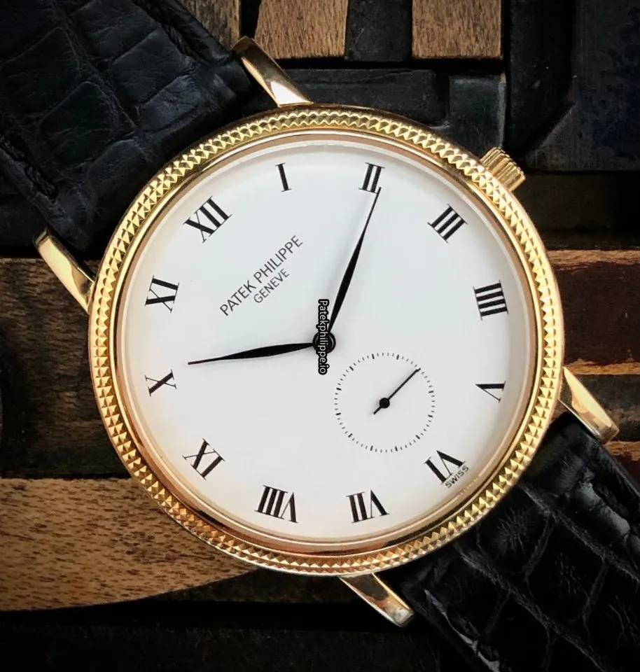 Patek Philippe Calatrava Mar-21 33MM Yellow Gold Case Manual Winding