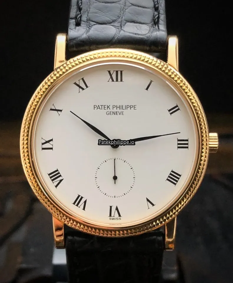 Alternative view of Patek Philippe Calatrava Mar-21 33MM Yellow Gold Case Manual Winding