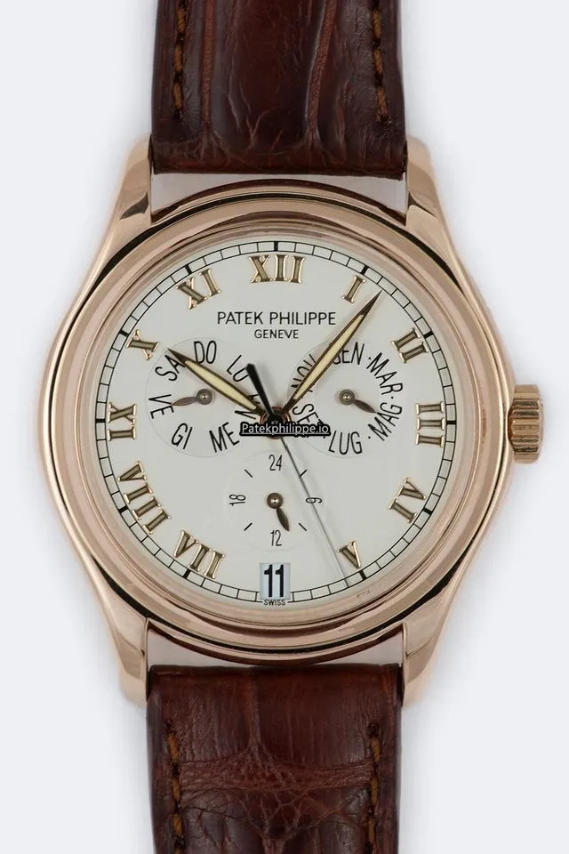 Patek Philippe Annual Calendar 5035r 37MM Rose Gold Case Automatic