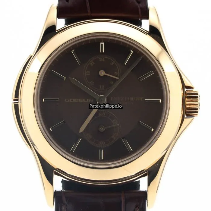 Alternative view of Patek Philippe Travel Time 5134j-010 37MM Yellow Gold Case Automatic