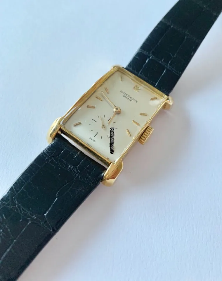 Alternative view of Patek Philippe 2416 40x24MM Yellow Gold Case Manual Winding