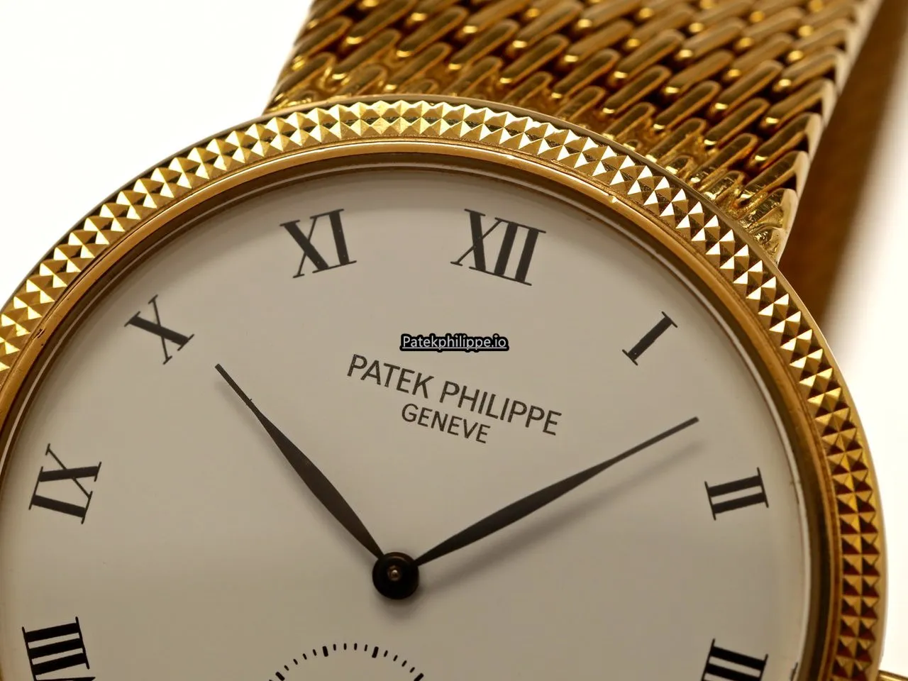 Patek Philippe Calatrava 3919/005 34MM Yellow Gold Case Manual Winding