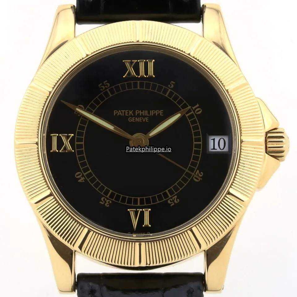 Alternative view of Patek Philippe Neptune 5081j 36MM Yellow Gold Case Automatic