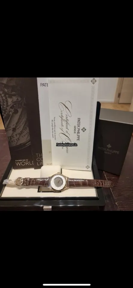 Alternative view of Patek Philippe Complications 5230r-001 38.5MM Rose Gold Case Automatic Movement