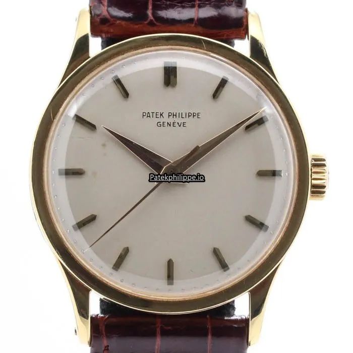 Alternative view of Patek Philippe Calatrava 570j 34MM Yellow Gold Case Manual Winding