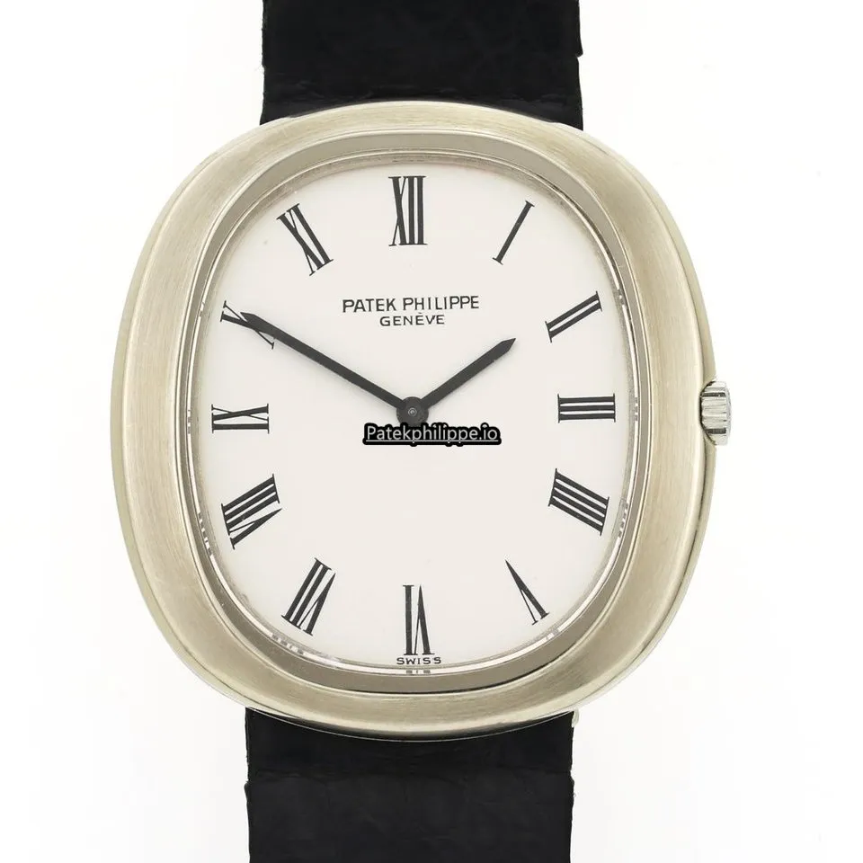 Alternative view of Patek Philippe Golden Ellipse 3589 33.3MM White Gold Case Automatic