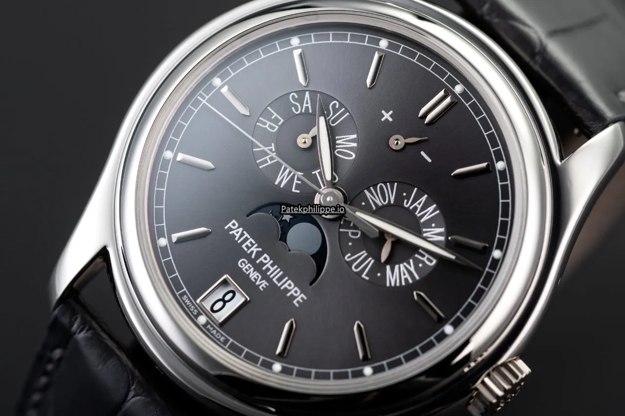 Alternative view of Patek Philippe Annual Calendar 5146p 39MM Platinum Case Automatic
