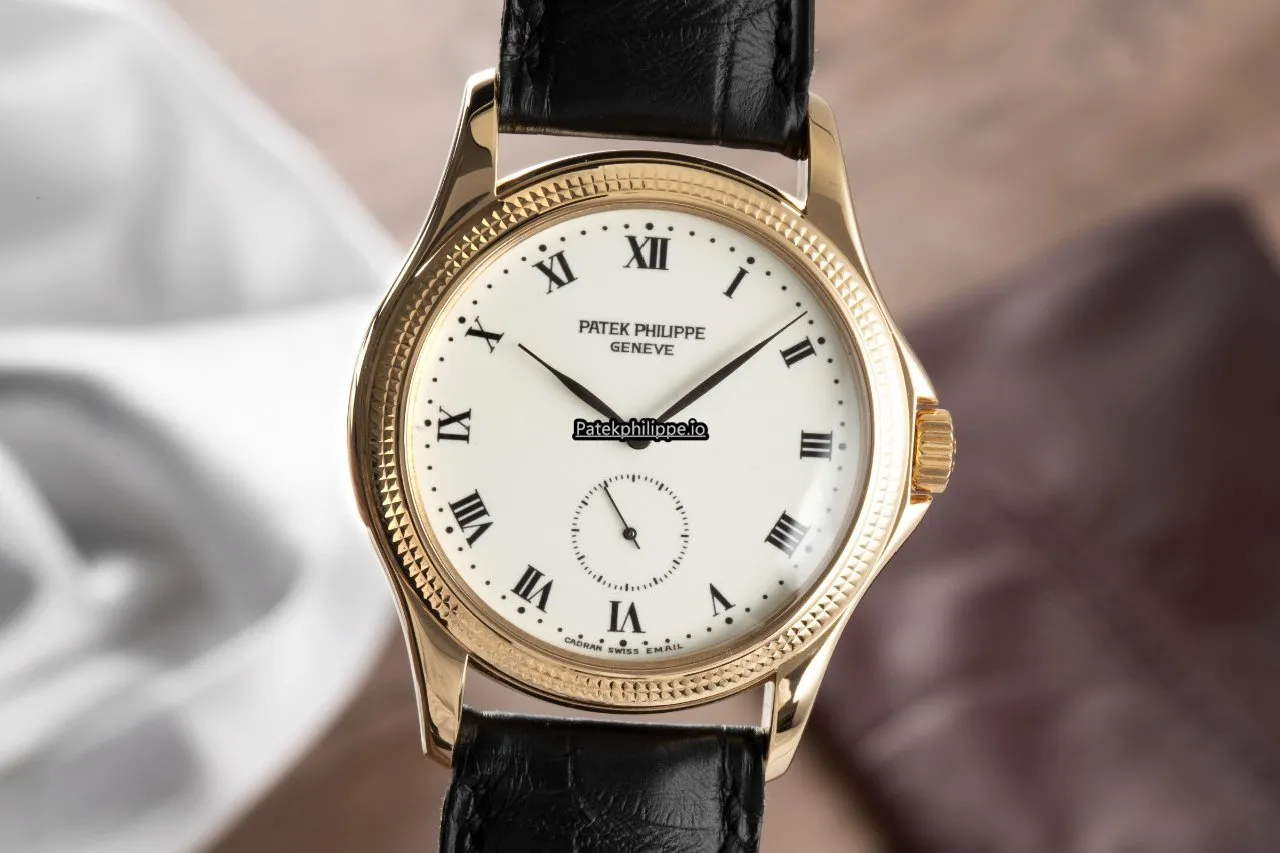Patek Philippe Calatrava 5115 35MM Yellow Gold Case Manual Winding