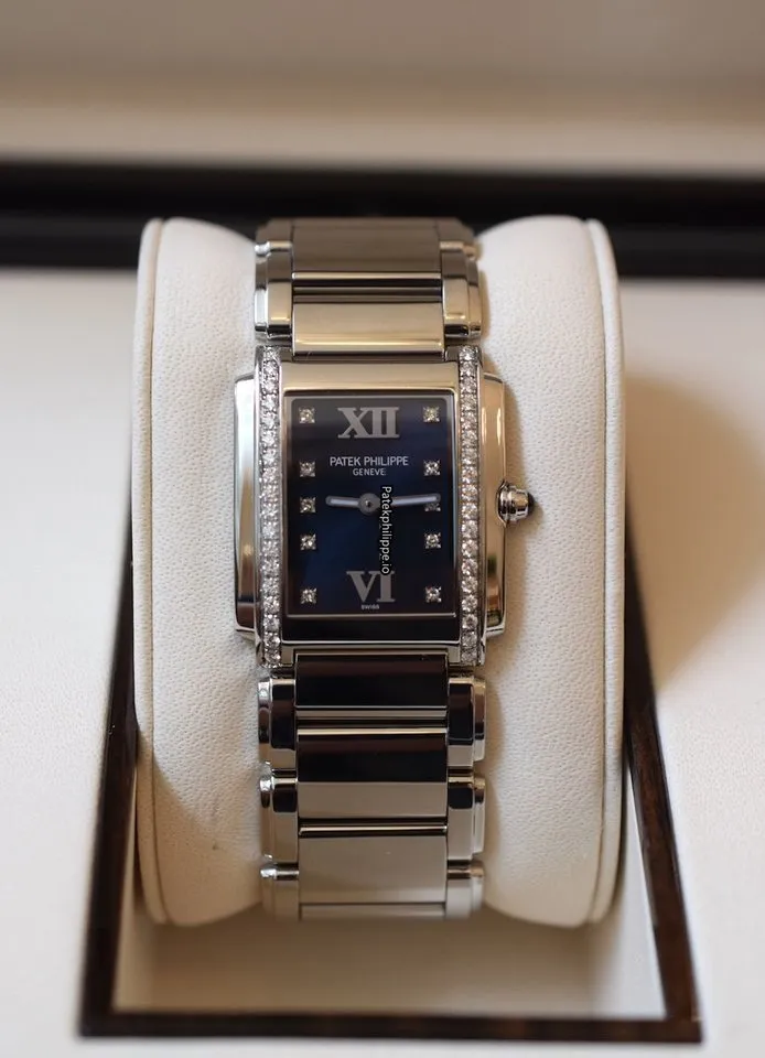 Patek Philippe Twenty-4 4910/10a-012 25x30MM Steel Case Quartz