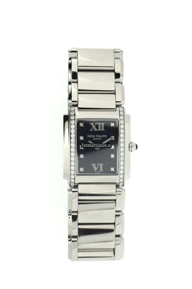 Alternative view of Patek Philippe Twenty-4 4910/10a-012 25x30MM Steel Case Quartz