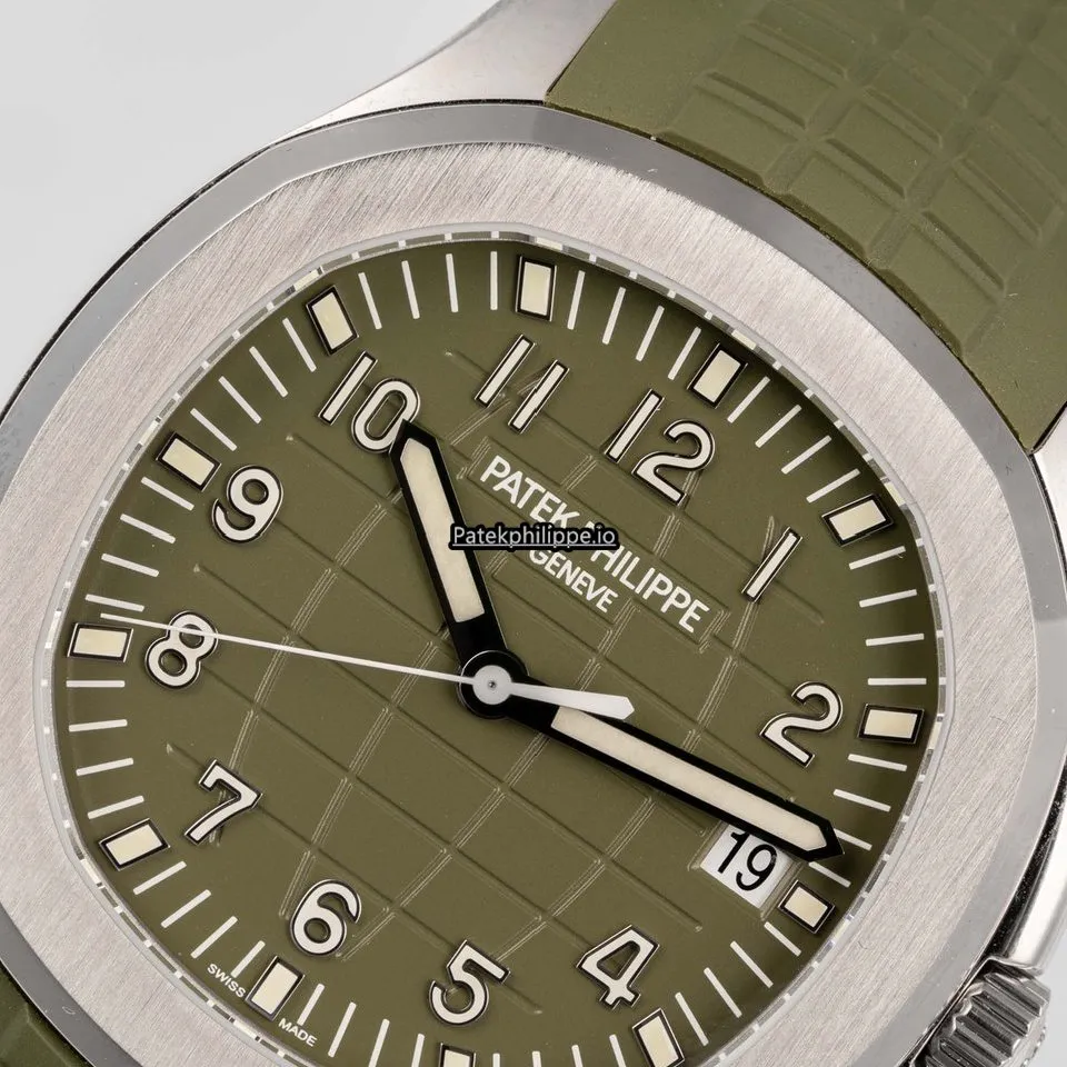 Alternative view of Patek Philippe Aquanaut 5168g-010 42.2MM White Gold Case Automatic