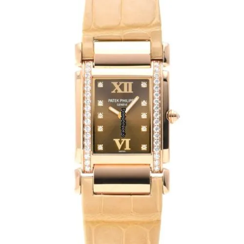 Patek Philippe Twenty-4 4920r-001 30x25.1MM Rose Gold Case Quartz