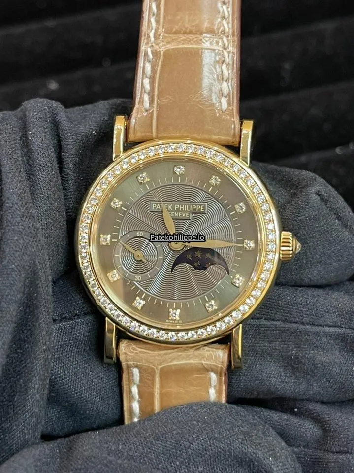 Patek Philippe Calatrava 4858j 28MM Yellow Gold Case Manual Winding