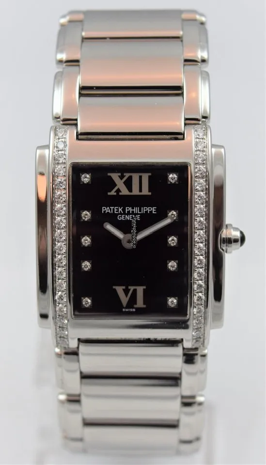 Alternative view of Patek Philippe Twenty-4 4910/10a-001 25x30MM Steel Case Quartz