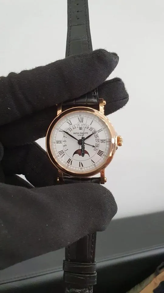 Patek Philippe Perpetual Calendar 5059r 36MM Rose Gold Case Automatic
