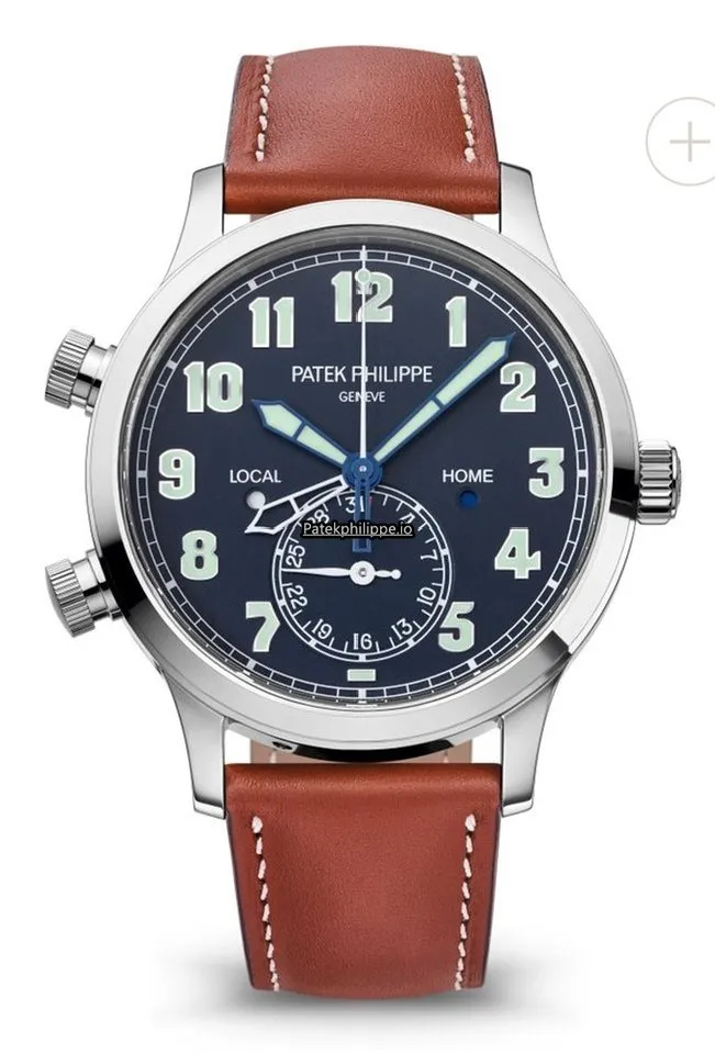 Patek Philippe Travel Time 5524g-001 42MM White Gold Case Automatic
