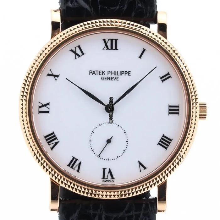 Alternative view of Patek Philippe Calatrava 3919r-001 34MM Rose Gold Case Manual Winding