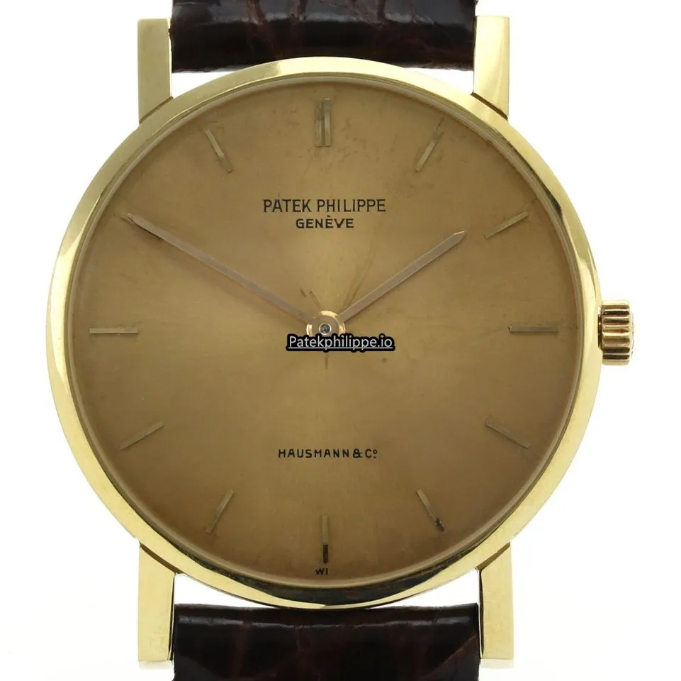 Alternative view of Patek Philippe 3470 30MM Yellow Gold Case Manual Winding