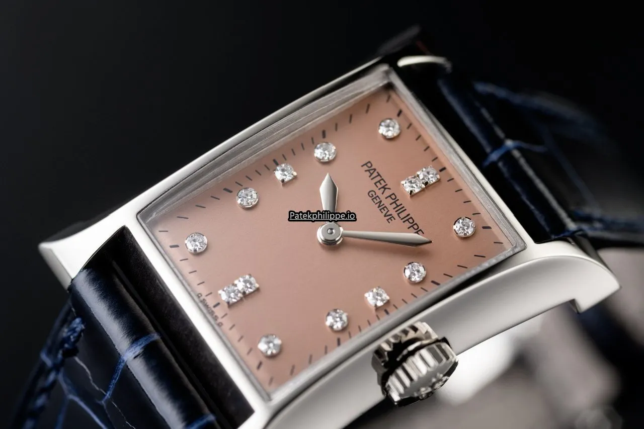 Alternative view of Patek Philippe Pagoda 4900g White Gold Case Automatic