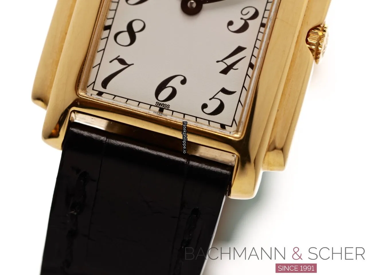 Alternative view of Patek Philippe Gondolo 4824 23MM Yellow Gold Case Quartz