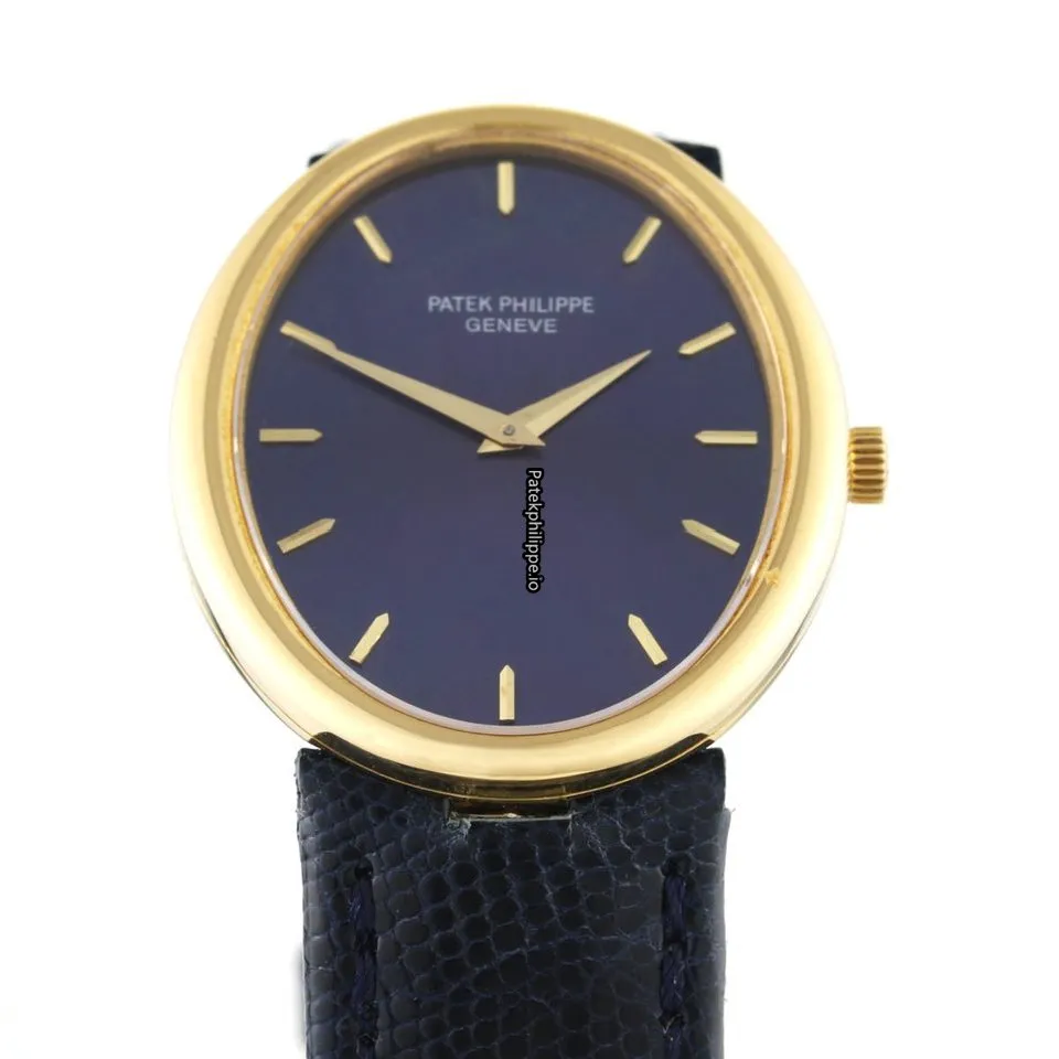 Patek Philippe Golden Ellipse 3598 34.7MM Yellow Gold Case Manual Winding