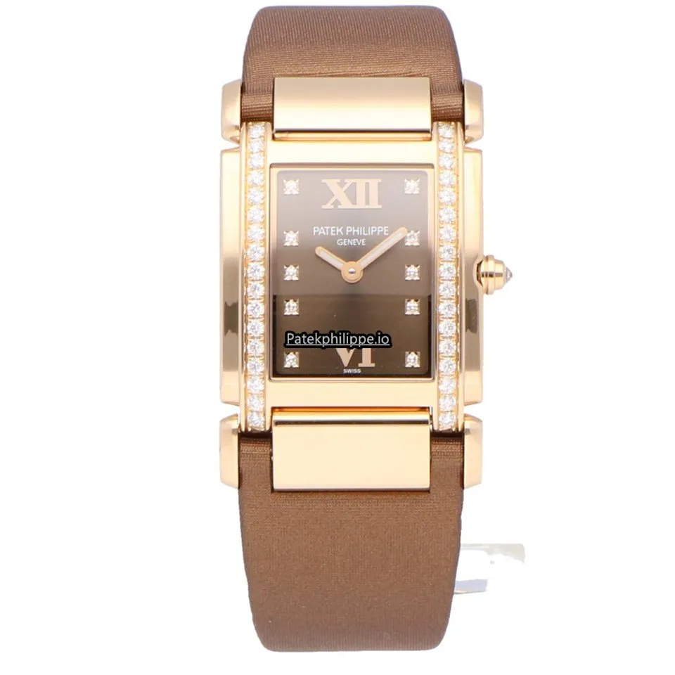 Patek Philippe Twenty-4 4920r-001 25.1x30MM Rose Gold Case Quartz