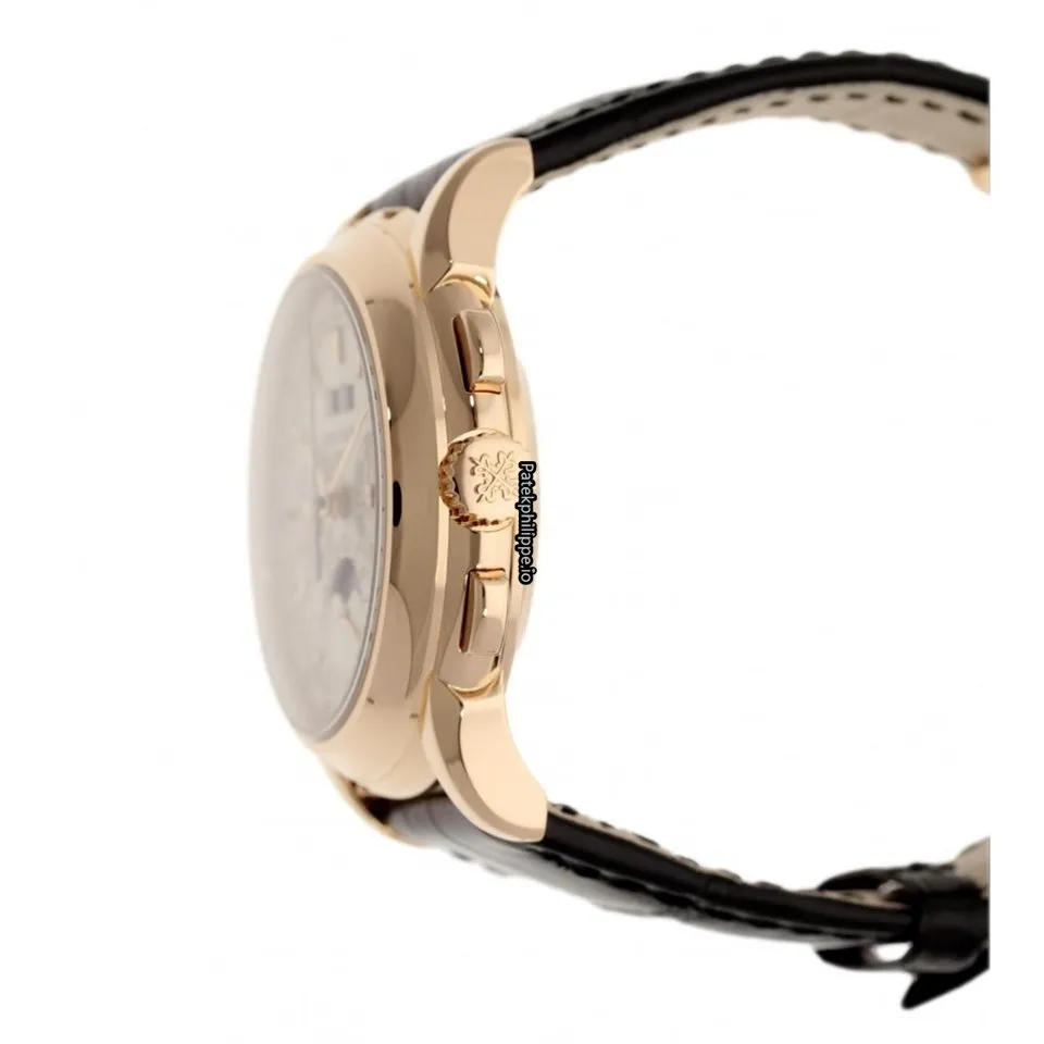 Alternative view of Patek Philippe Perpetual Calendar 5970r-001 40MM Rose Gold Case Automatic