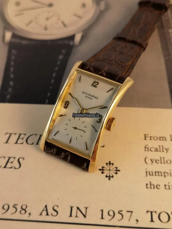 Alternative view of Patek Philippe 1593 41MM Yellow Gold Case Manual Winding