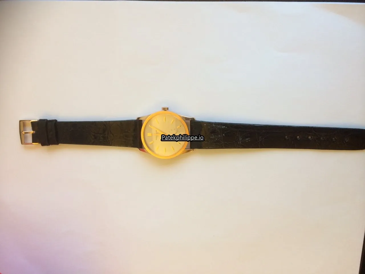 Alternative view of Patek Philippe Calatrava 3796 Rose Gold Case Manual Winding