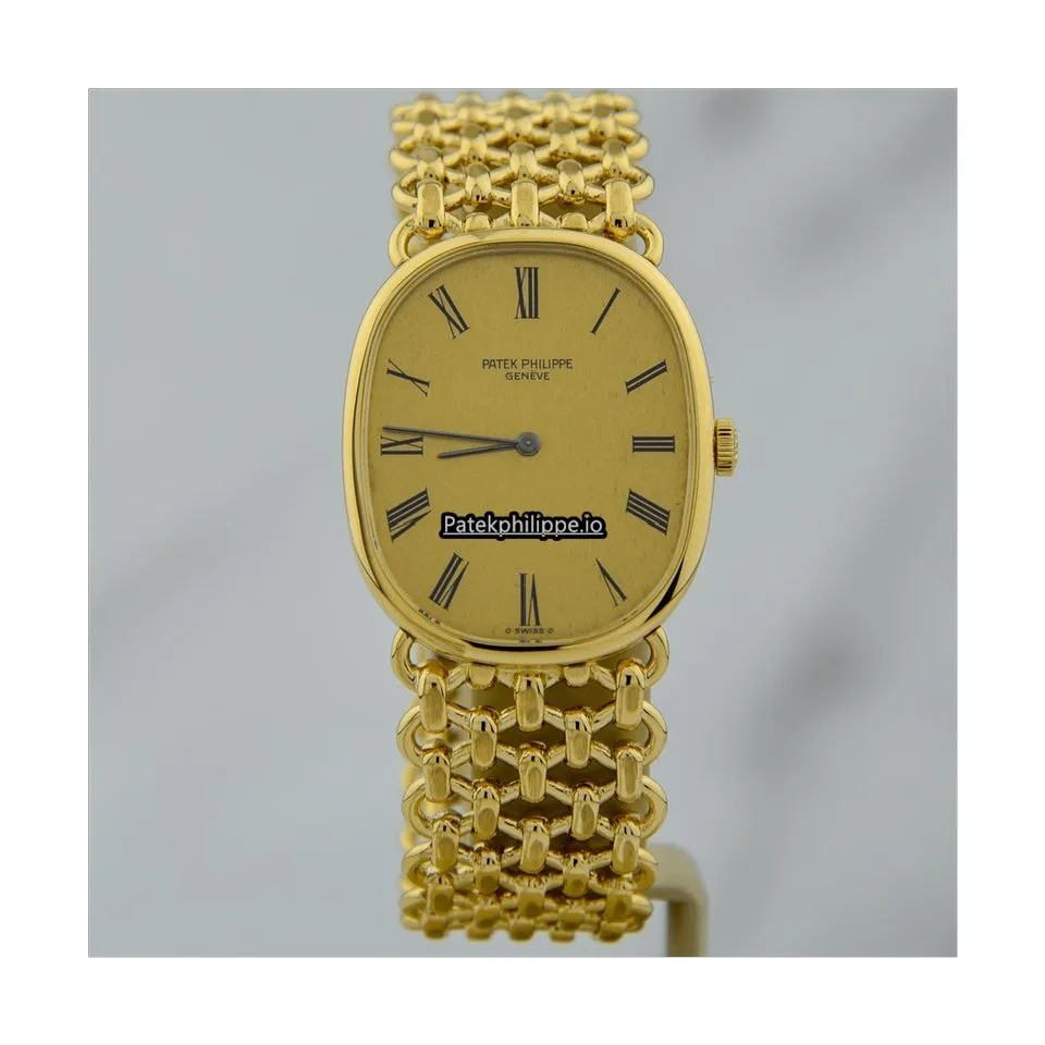 Patek Philippe Golden Ellipse 3848 27x32MM Yellow Gold Case Manual Winding
