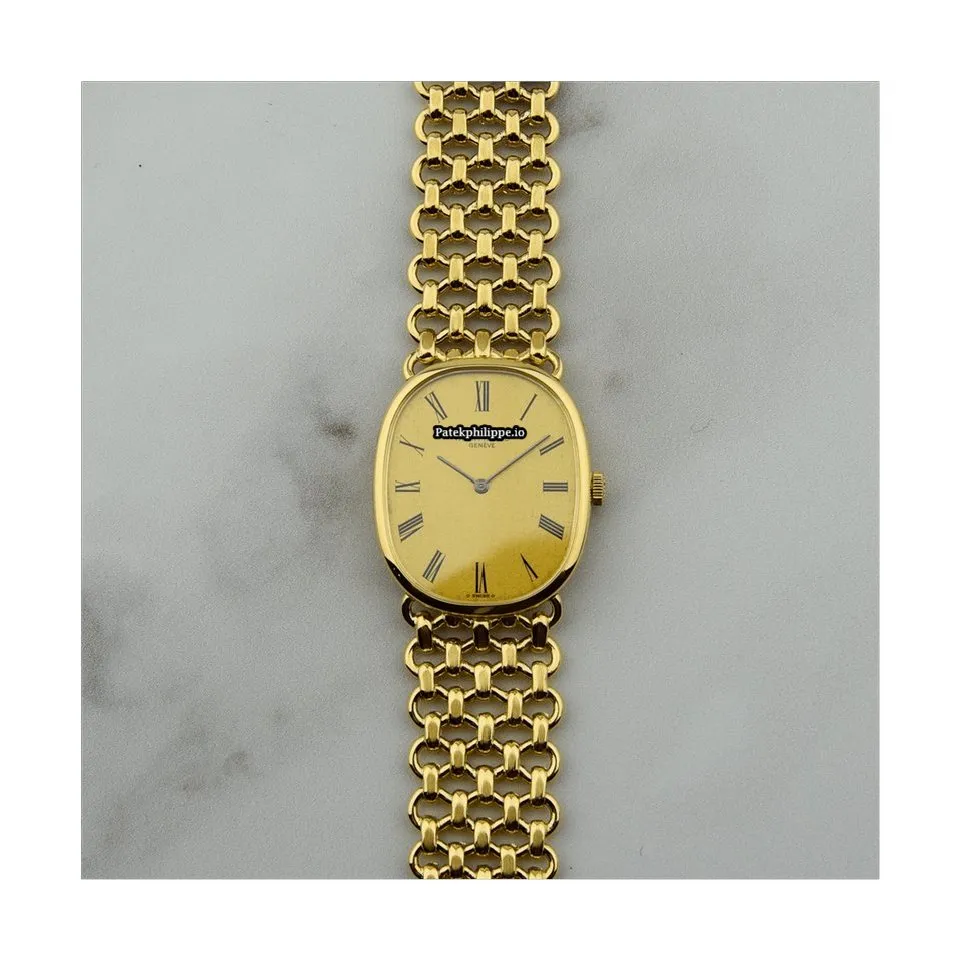 Alternative view of Patek Philippe Golden Ellipse 3848 27x32MM Yellow Gold Case Manual Winding