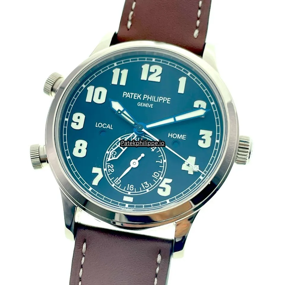 Patek Philippe Travel Time 5524g-001 42MM White Gold Case Automatic