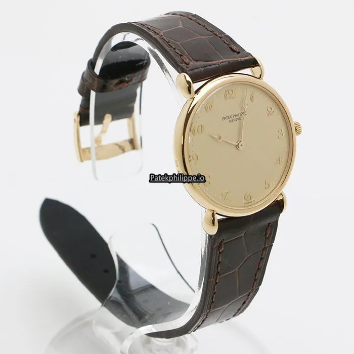 Alternative view of Patek Philippe Calatrava 3820j 32MM Yellow Gold Case Manual Winding
