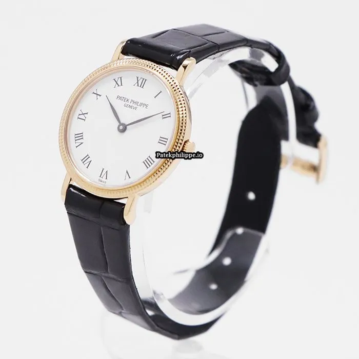 Alternative view of Patek Philippe Calatrava 4819j 25MM Yellow Gold Case Quartz