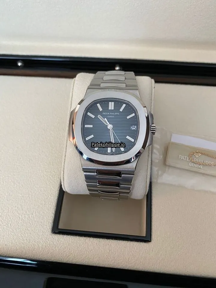 Alternative view of Patek Philippe Nautilus 5711/1a-010 40x38MM Steel Case Automatic