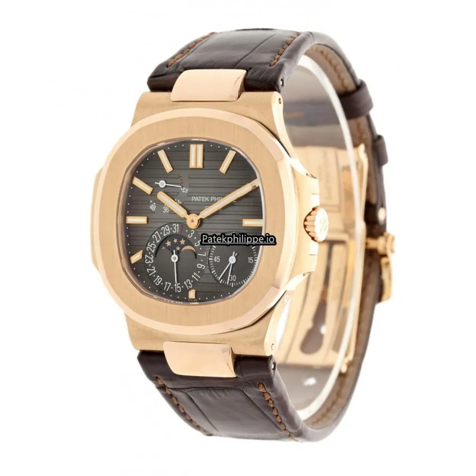 Alternative view of Patek Philippe Nautilus 5712r-001 40MM Rose Gold Case Automatic