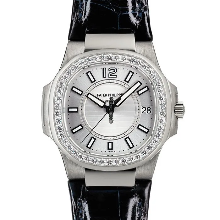 Patek Philippe Nautilus 7010g-001 32MM White Gold Case Quartz