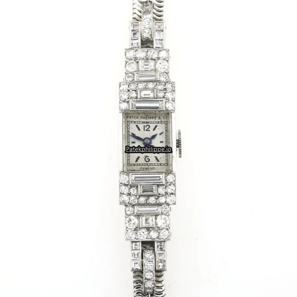Alternative view of Patek Philippe Platinum Case Manual Winding