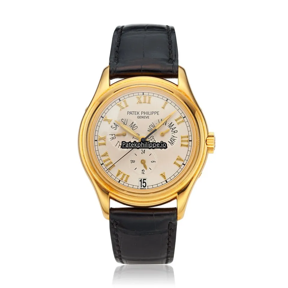 Alternative view of Patek Philippe Annual Calendar 5035j 37MM Yellow Gold Case