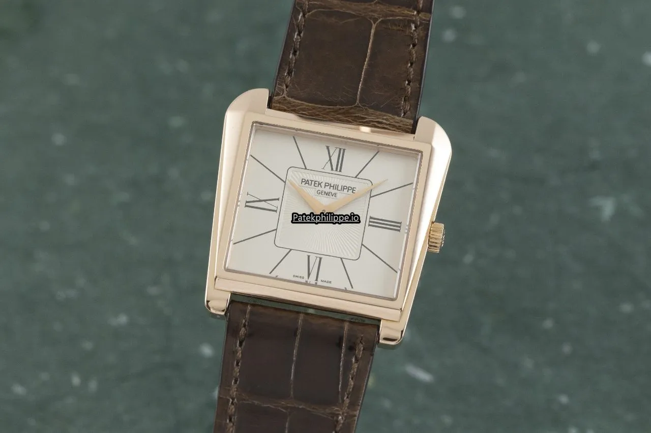 Patek Philippe Gondolo 5489r-001 27.5x32.5MM Red Gold Case Manual Winding