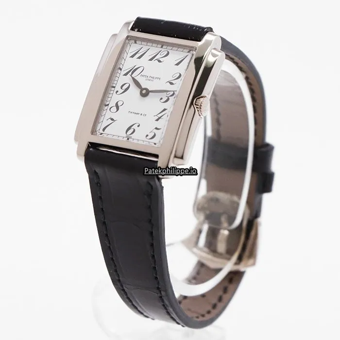 Alternative view of Patek Philippe Gondolo 4824g-001 22.2MM White Gold Case Quartz