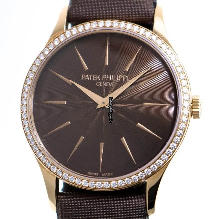 Patek Philippe Calatrava 4897r-001 33MM Rose Gold Case Manual Winding