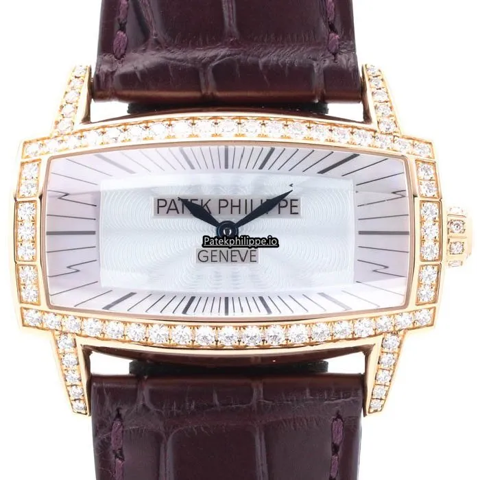 Alternative view of Patek Philippe Gondolo 4981r-001 36MM Rose Gold Case Quartz