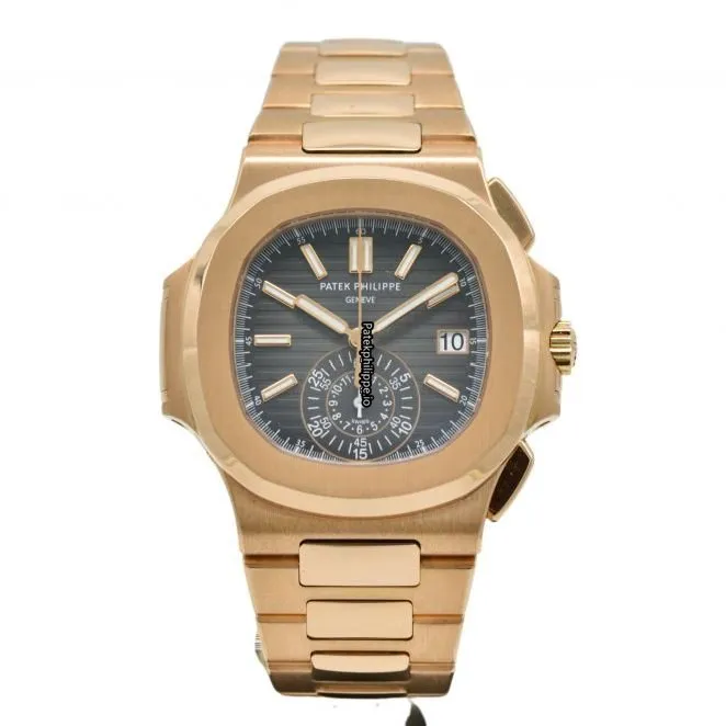 Patek Philippe Nautilus 5980/1r-001 40MM Rose Gold Case Automatic